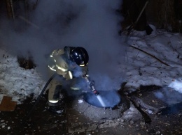 Бездомный сгорел в коллекторе в Забайкалье
