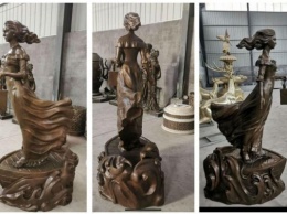 Для Зеленоградска сделали скульптуру «Бегущая по волнам» за 700 тыс. руб. (фото)