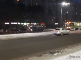 ДТП перекрыло трамвайное движение в час пик в Кемерове