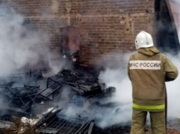 Женщина пострадала при пожаре в Калужской области