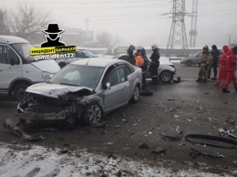 Массовое ДТП произошло в Барнауле на проспекте Калинина