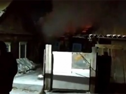 Зимняя кухня вспыхнула в поселке Новобурейском