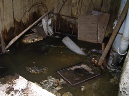На мокрый подвал жильцы дома в Благовещенске пожаловались в прокуратуру