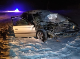 На Алтае пьяный водитель без прав устроил ночное ДТП с пострадавшими