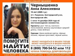 В Белгородской области ночью пропала 15-летняя девушка