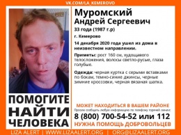 Кузбасские волонтеры ищут 33-летнего кемеровчанина