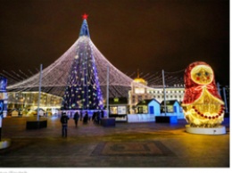 Новогодняя площадь Белгорода вошла в топ Russia Beyond