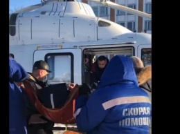 Пациента их Обнинска доставили в Калугу вертолетом