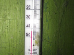 "-50°С": кузбассовцы поделились снимками термометров с крайними значениями