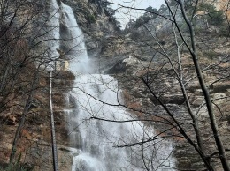 Самый высокий водопад Крыма ожил после дождей, - ФОТО, ВИДЕО