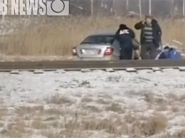 В Белогорске на дороге скончался водитель автомобиля