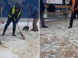 В Калуге продолжают устранять последствия снегопада