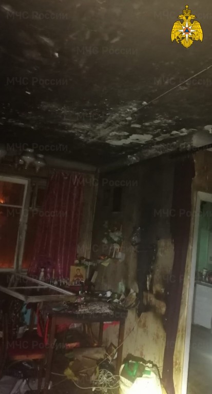 В результате пожара в квартире погибла пенсионерка