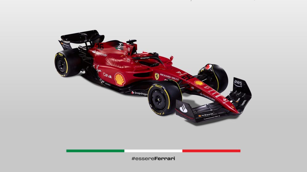 Формула 1. Команда Ferrari представила новый болид F1-75
