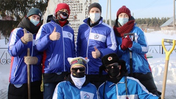 В Алтайском крае проходит всероссийская патриотическая акция «Снежный десант РСО»