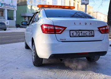 За пять дней дорожный патруль в Благовещенске выявил нарушения на 322 тысячи рублей