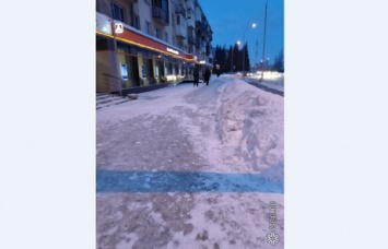 Кемеровчанка пожаловалась на непроходимый центр города