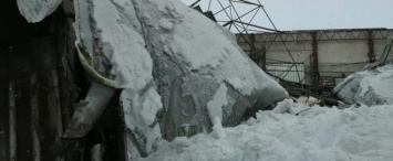 В Калужской области рухнула крыша автомастерской