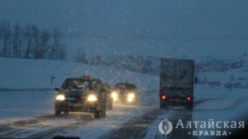 В Алтайском крае из-за непогоды закрыли трассу Барнаул-Рубцовск