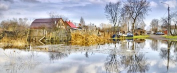 Вода покидает подтопленные территории Калужской области