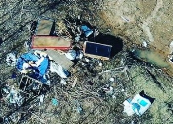 В Приамурье с помощью специального дрона обнаружили загоревшийся мусор