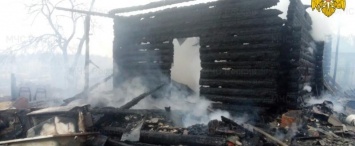 За сутки в Калужской области сгорели три дома (фото)