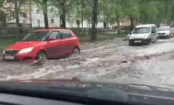 Петрозаводск затопило после ливня