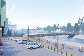 Горвласти: строительство пешеходного моста на о. Канта началось, идут земляные работы