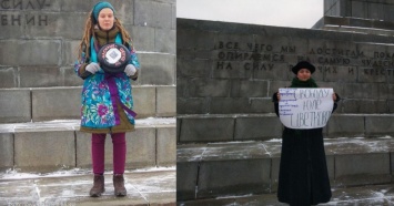 В Екатеринбурге девушки со сковородками выступили против закона о домашнем насилии