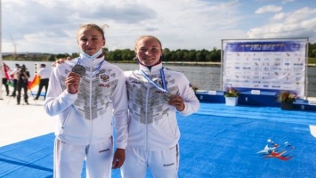 София Штиль из Барнаула стала серебряным призером юниорского первенства Европы в каноэ-двойке