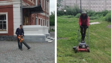 176 должников-алиментщиков вышли на уборку улиц Барнаула