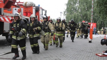 В Барнауле потушили условный пожар в театре драмы