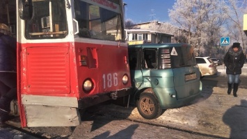 В Бийске произошло два ДТП с участием трамваем