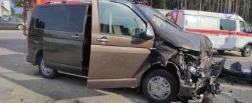 Семь человек пострадали в ДТП на Киевской трассе