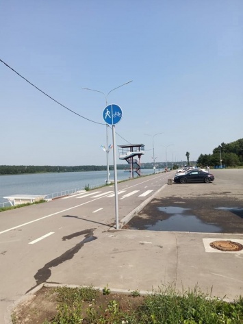 В Калуге ограничили движение велосипедистов на набережной