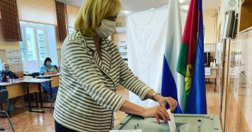 Вице-губернатор Краснодарского края Анна Минькова проголосовала на выборах