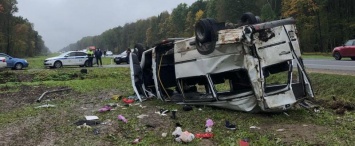 Стали известны обстоятельства ДТП с микроавтобусом в Калужской области (видео)