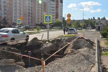 Завершение ремонта на ул. Автомобильной в Калининграде вновь переносится