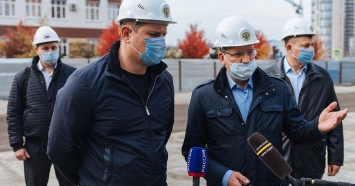 И. о. главы Краснодара Андрей Алексеенко посетил строящийся детский сад в «Губернском»