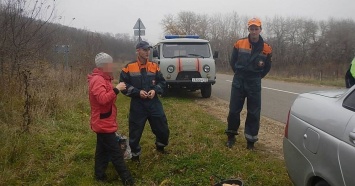 Спасатели вывели из леса двух заблудившихся грибников в Крымском районе