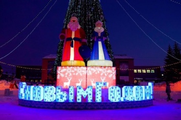 Власти Кузбасса показали внешний вид междуреченской новогодней елки