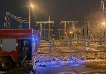 В Калининграде на электростанции загорелся трансформатор