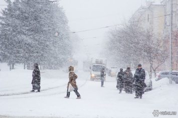 Обильные снегопады на несколько дней установятся в Кузбассе из-за циклона