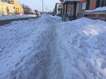 Общественники пожаловались в прокуратуру на заснеженные улицы Барнаула