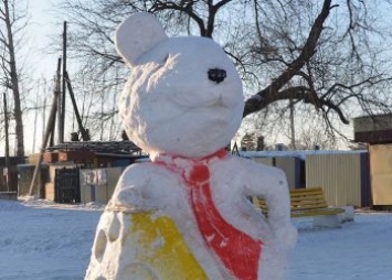 Снежную мышь в Завитинске местные жители оставили без уха