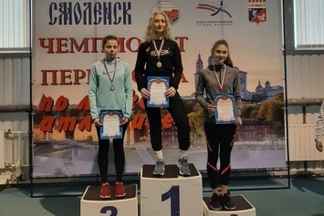 Старооскольские легкоатлеты завоевали комплект медалей на Первенстве ЦФО России