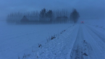 Снежный шторм опять идет на Алтайский край