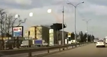 Появилось видео "полета" крыши со здания НИИ в Симферополе, - ВИДЕО