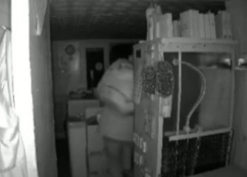 Камера в Приамурье зафиксировала кражу из торгового павильона