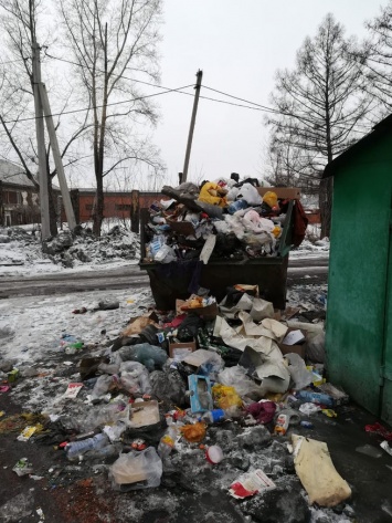 Жители Ленинска-Кузнецкого пожаловались на плохую работу мусорщиков